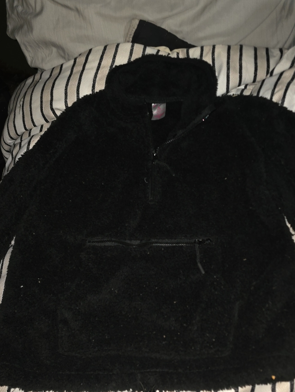 No Boundaries Black Teddy Jacket